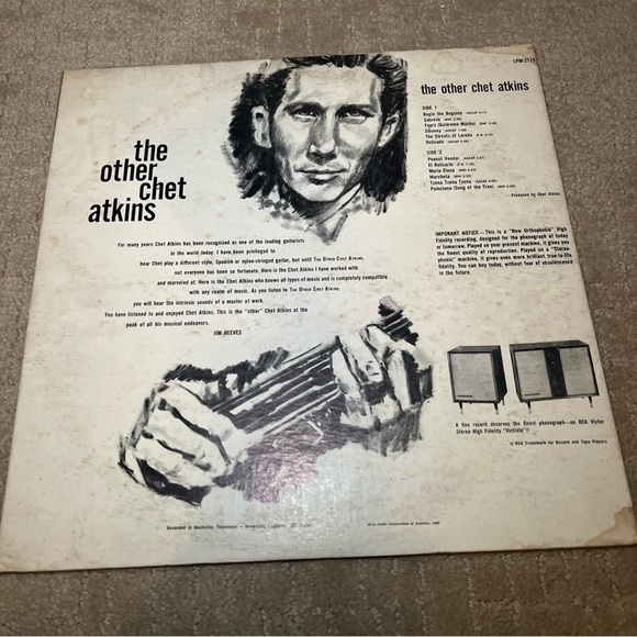 Chat Atkins- The Other Chet Atkins- record record from 1960 - Picture 3 of 10